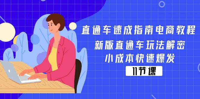（11537期）直通车 速成指南电商教程：新版直通车玩法解密，小成本快速爆发（11节）-琴书聊项目