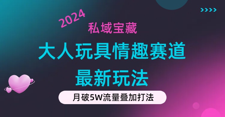 （11541期）私域宝藏：大人玩具情趣赛道合规新玩法，零投入，私域超高流量成单率高-琴书聊项目