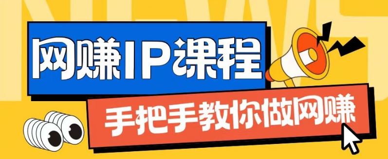 ip合伙人打造1.0，从0到1教你做网创，实现月入过万【揭秘】-琴书聊项目