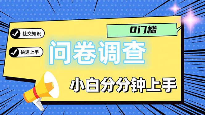 （11815期）问卷5.0，每天花点时间，日入100＋多做多得，操作简单适合大众-琴书聊项目