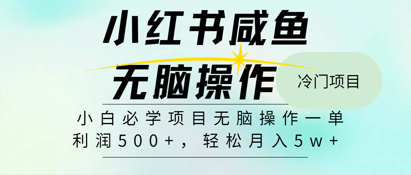 全网首发2024最热门赚钱暴利手机操作项目，简单无脑操作，每单利润最少500+-琴书聊项目