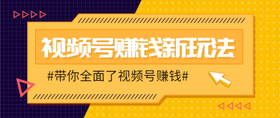 视频号短视频带货新玩法，用这个方法，一天佣金4407(附详细教程)-琴书聊项目