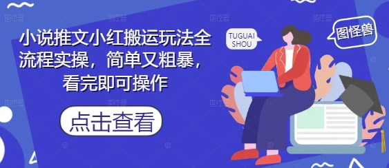 小说推文小红搬运玩法全流程实操，简单又粗暴，看完即可操作-琴书聊项目