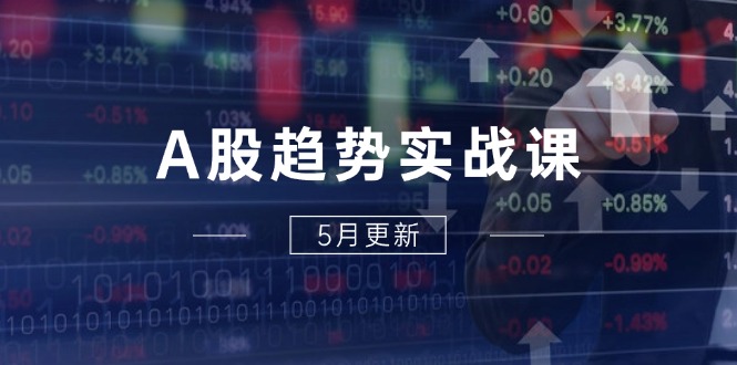 A股趋势实战课：主力动向+政策红利，2025全年策略5月更新-琴书聊项目