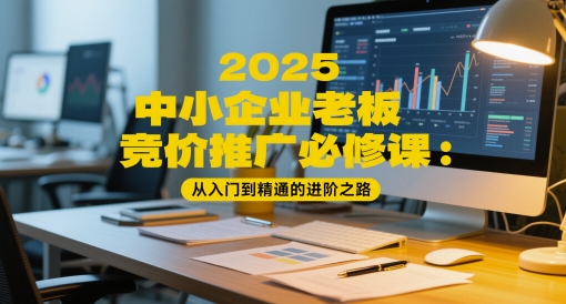 2025中小企业老板竞价推广必修课：从入门到精通的进阶之路-琴书聊项目