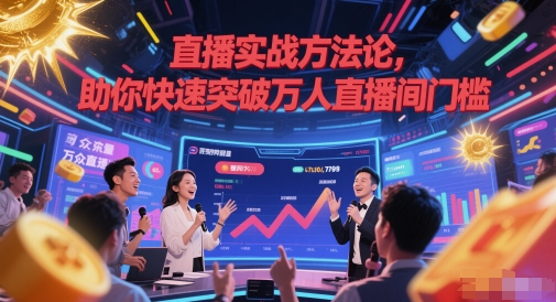 直播实战方法论，助你快速突破万人直播间门槛-琴书聊项目