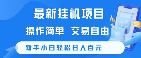 最新挂G项目，操作简单，交易自由，新手小白轻松日入100+【揭秘】-琴书聊项目