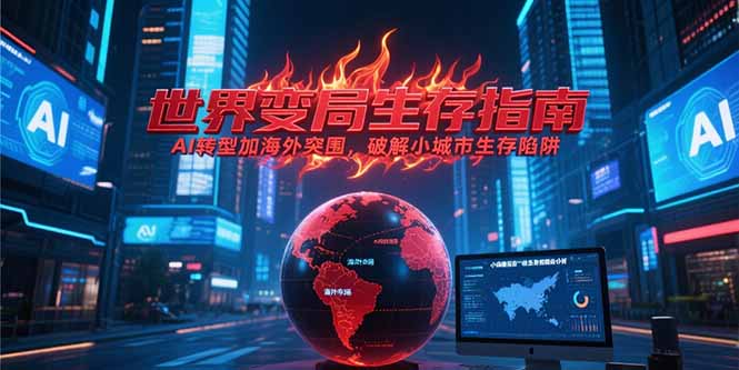 付费文章《世界变局生存指南，AI转型加海外突围，破解小城市生存陷阱》-琴书聊项目