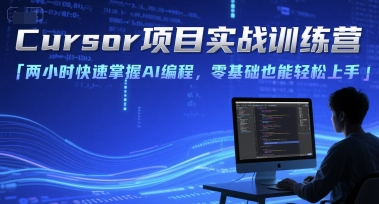 Cursor项目实战训练营，两小时快速掌握AI编程，零基础也能轻松上手-琴书聊项目