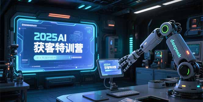 2025AI获客特训营，AI图文视频全制作，deepseek工具实操教学-琴书聊项目