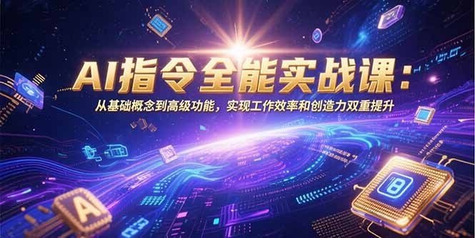 AI指令全能实战课：从基础概念到高级功能，实现工作效率和创造力双重提升-琴书聊项目
