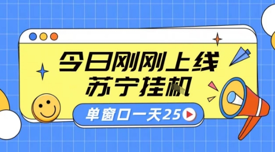 苏宁全自动采集挂G项目 稳定可批量 单窗口收益30+ 附教程【揭秘】-琴书聊项目