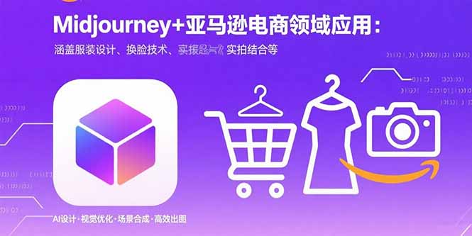 Midjourney+电商领域商业应用：涵盖服装设计、换脸技术、实拍结合等-琴书聊项目