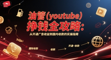 油管(youtube)挣钱全攻略：从开通广告收益到国内收款的实操指南(更新)-琴书聊项目
