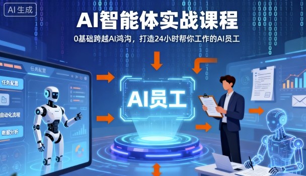 Ai智能体实战课程，0基础跨越Ai鸿沟，打造24小时帮你工作的Ai员工，打破常规，以实战定义Ai-琴书聊项目