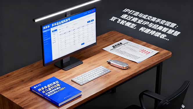 IP打造与成交高手变现营:通过商业IP+经典智慧双飞轮模型 构建持续收钱系统-琴书聊项目