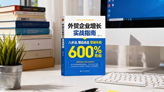外贸企业增长实战指南，八步法、爆品选品、营销布局，业绩增长300%-琴书聊项目