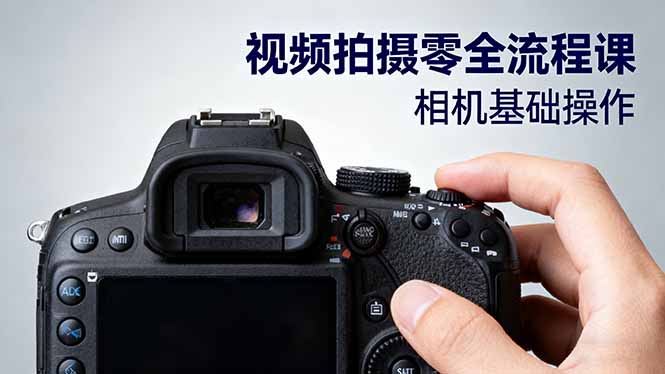 视频拍摄零全流程课：从相机基础操作到电影构图、光影布光、分镜头设计等-琴书聊项目