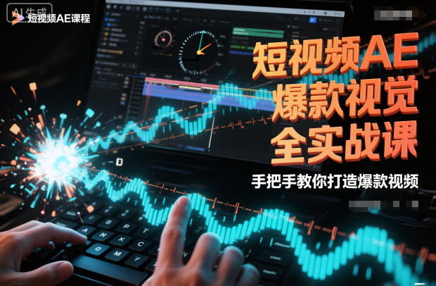 短视频AE爆款视觉全实战课，手把手教你打造爆款视频-琴书聊项目