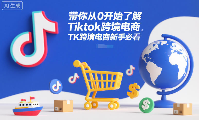 带你从0开始了解Tiktok跨境电商，TK跨境电商新手必看-琴书聊项目