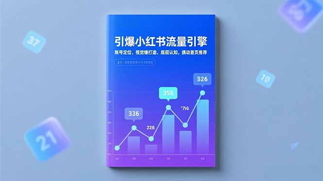 引爆小红书流量引擎，账号定位、视觉锤打造、底层认知，撬动首页推荐-琴书聊项目