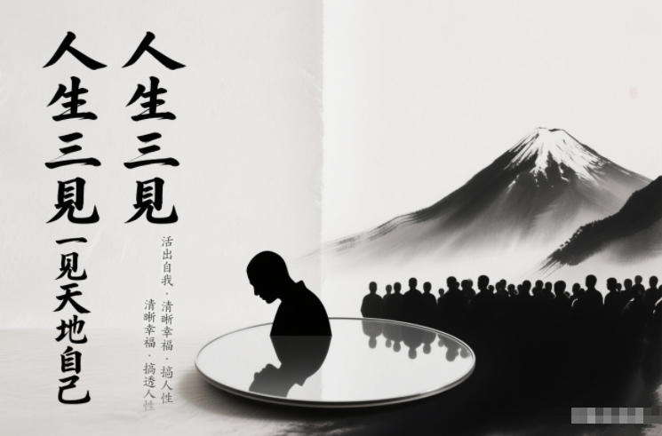 人生三见一见天地见众生见自己，活出自我拥有清晰幸福人生，搞透人性-琴书聊项目