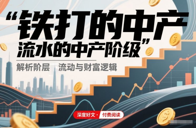 付费文章：铁打的中产，流水的中产阶级-琴书聊项目