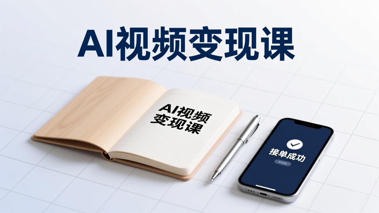 AI视频变现课，学完即可创作短片、接商单，实现副业增收，单项目报价可达千元-琴书聊项目