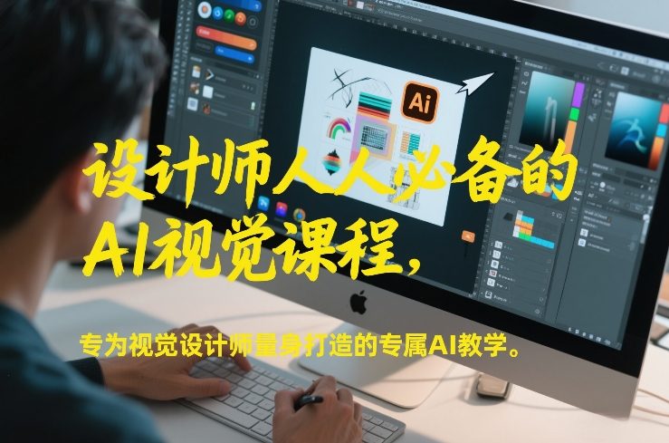设计师人人必备的AI视觉课程，专为视觉设计师量身打造的专属AI教学-琴书聊项目