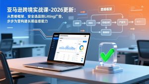 亚马逊跨境实战课-2026更新：从思维框架、安全选品到Listing广告，步步为营构建长期盈利能力-琴书聊项目
