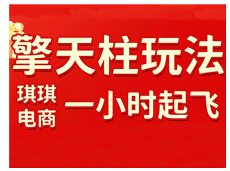 拼多多擎天柱玩法，从起链接逻辑、直通车考核、裂变商品等实操维度，教你快速起店且稳定获流(更新2026)-琴书聊项目