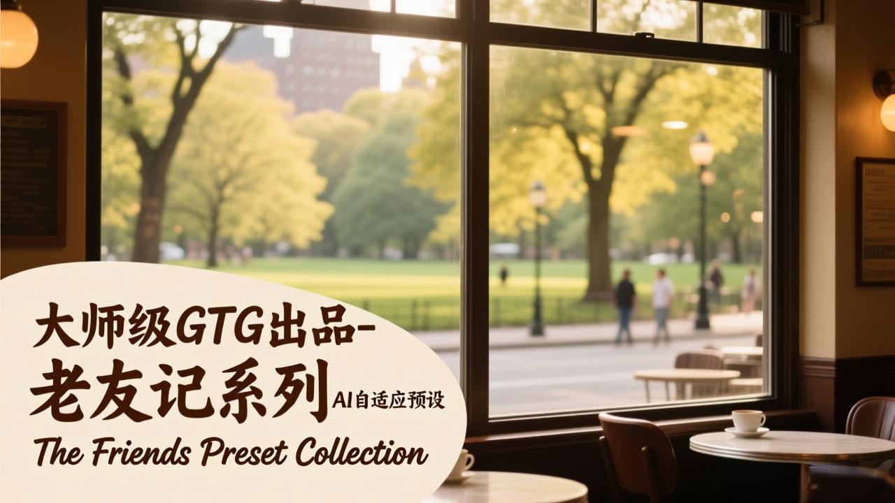 大师级GTG出品-老友记系列AI自适应预设The Friends Preset Collection-琴书聊项目