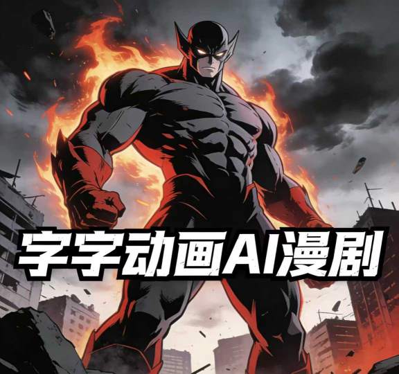 字字动画AI漫剧2026年第1期系统课程，小白看完就能学会实操的漫剧课，单人月收1-3W-琴书聊项目