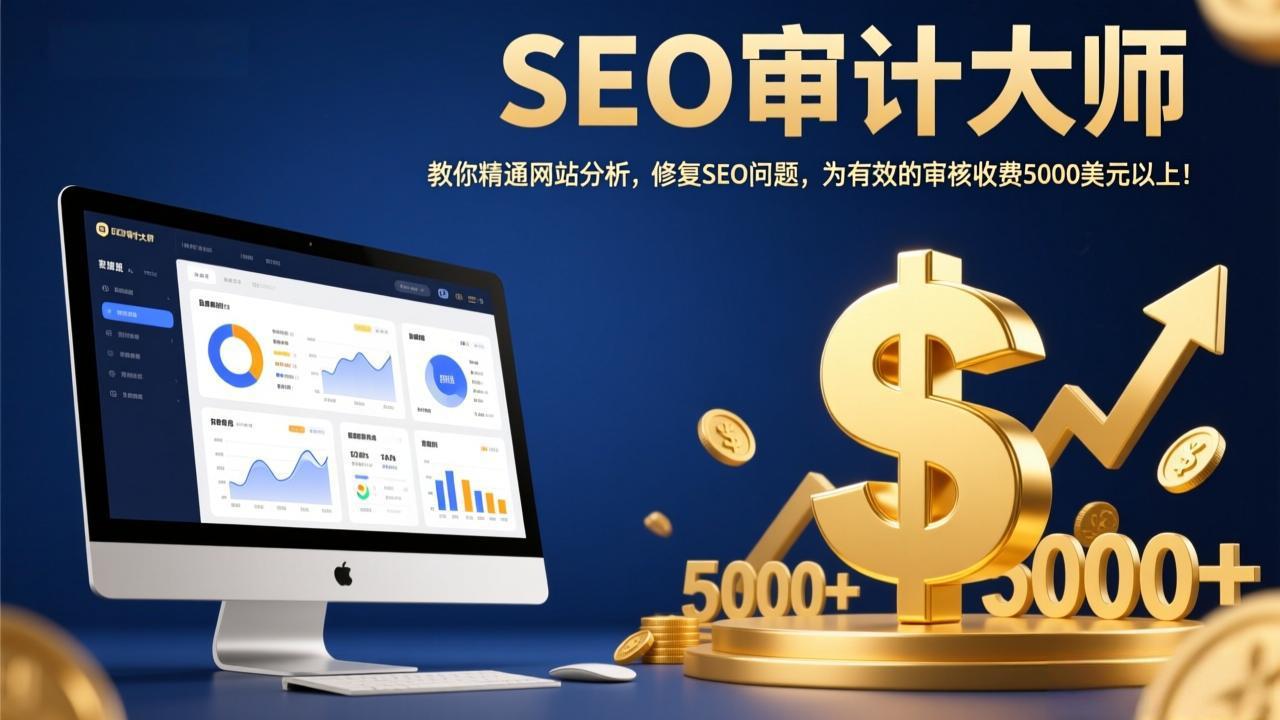 SEO审计大师：教你精通网站分析，修复SEO问题，为有效的审核收费5000美元以上！-琴书聊项目