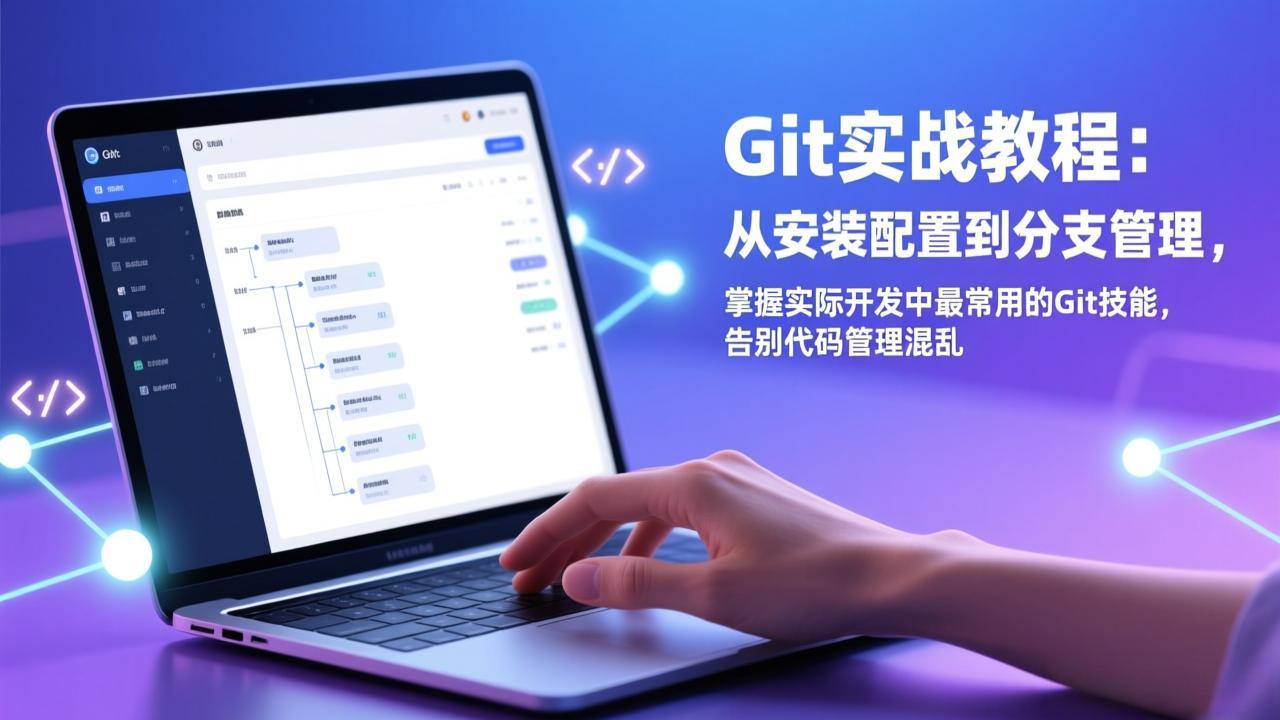 Git实战教程：从安装配置到分支管理，掌握实际开发中最常用的Git技能，告别代码管理混乱-琴书聊项目