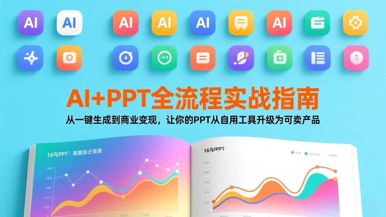 AI+PPT全流程实战指南：从一键生成到商业变现，让你的PPT从自用工具升级为可卖产品-琴书聊项目