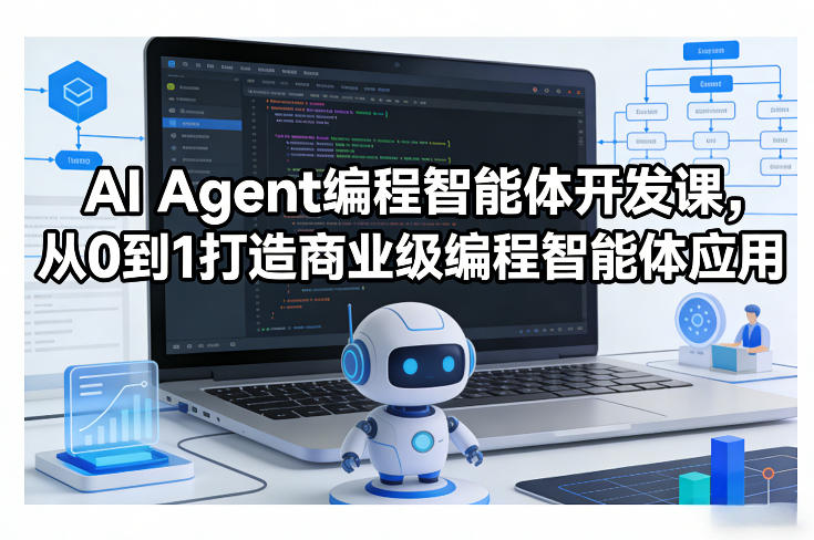 AI Agent编程智能体开发课，从0到1打造商业级编程智能体应用-琴书聊项目