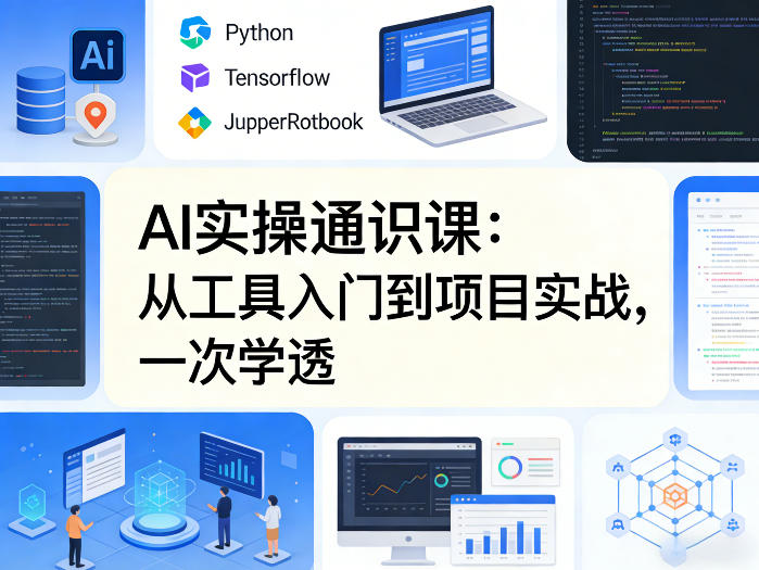 AI实操通识课，从工具入门到项目实战，一次学透-琴书聊项目