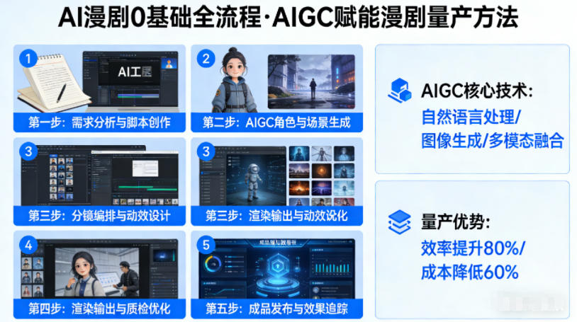 AI漫剧0基础全流程，快速掌握AIGC赋能的漫剧量产方法-琴书聊项目
