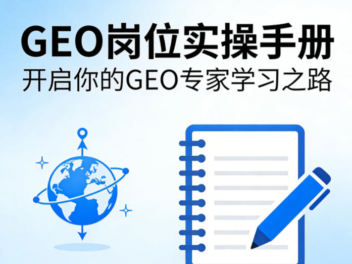 GEO岗位实操手册，开启你的GE0专家学习之路-琴书聊项目