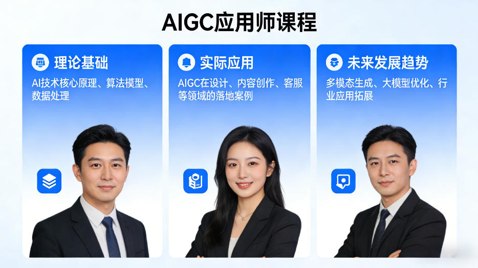 AIGC应用师课程，覆盖了AI技术的理论基础、实际应用、以及未来发展趋势(更新)-琴书聊项目