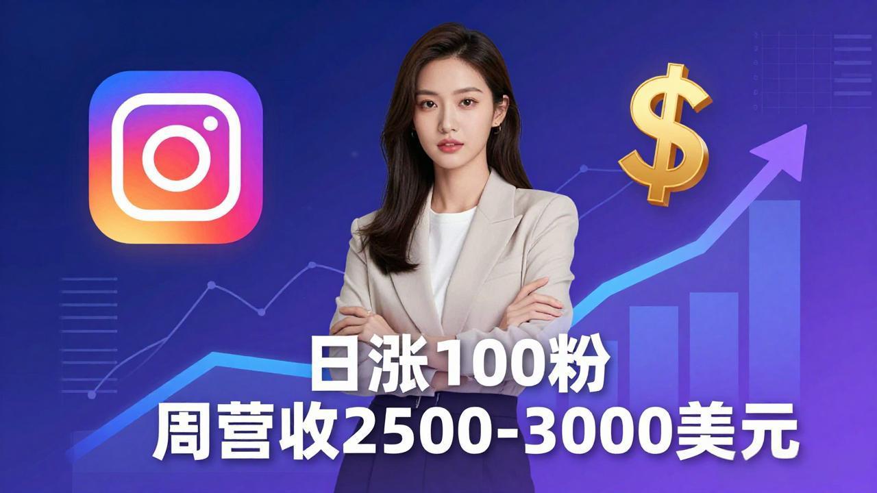 想做数字产品？Sheri亲授：日涨100粉、每周2500至3000美元的营收，Instagram躺着赚-琴书聊项目