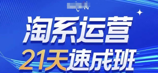 淘系运营21天速成班，0基础轻松搞定淘系运营，不做假把式，快速复制落地(更新26年4月)-琴书聊项目