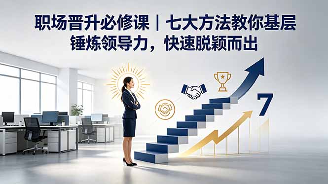 付费文章：职场晋升必修课｜七大方法教你基层锤炼领导力，快速脱颖而出-琴书聊项目