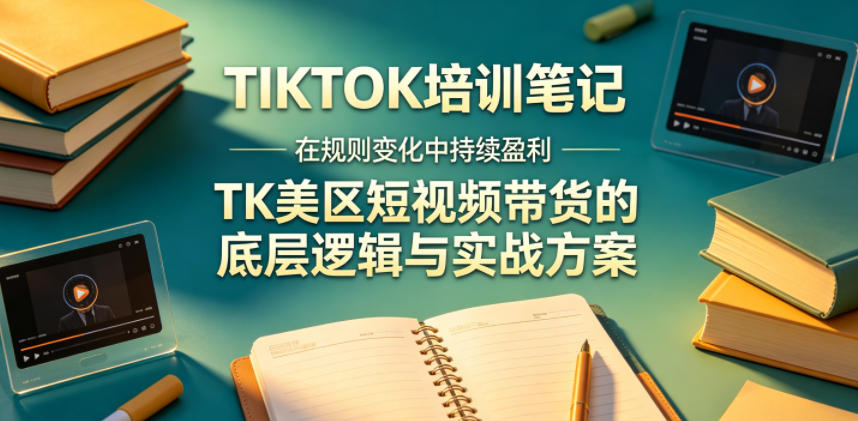 视界跨境TIKTOK4月17培训笔记，在规则变化中持续盈利，TK美区短视频带货的底层逻辑与实战方案【文档】-琴书聊项目