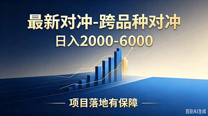 跨品种对冲震撼首发！日收益2000-6000+，项目绿色长久，安全稳健，合规靠谱，可批量放大-琴书聊项目