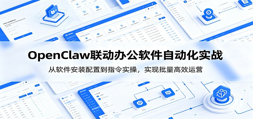 OpenClaw自动化实操课：从软件安装配置到指令实操，实现批量高效运营-琴书聊项目