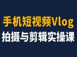 手机短视频Vlog拍摄与剪辑实操课，小白变大师-琴书聊项目