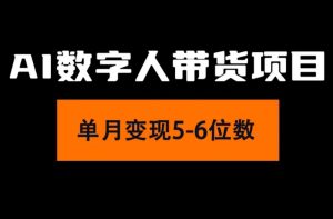 （11751期）2024年Ai数字人带货，小白就可以轻松上手，真正实现月入过万的项目-琴书聊项目