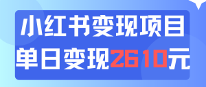 (11885期)利用小红书卖资料单日引流150人当日变现2610元小白可实操(教程+资料)-琴书聊项目